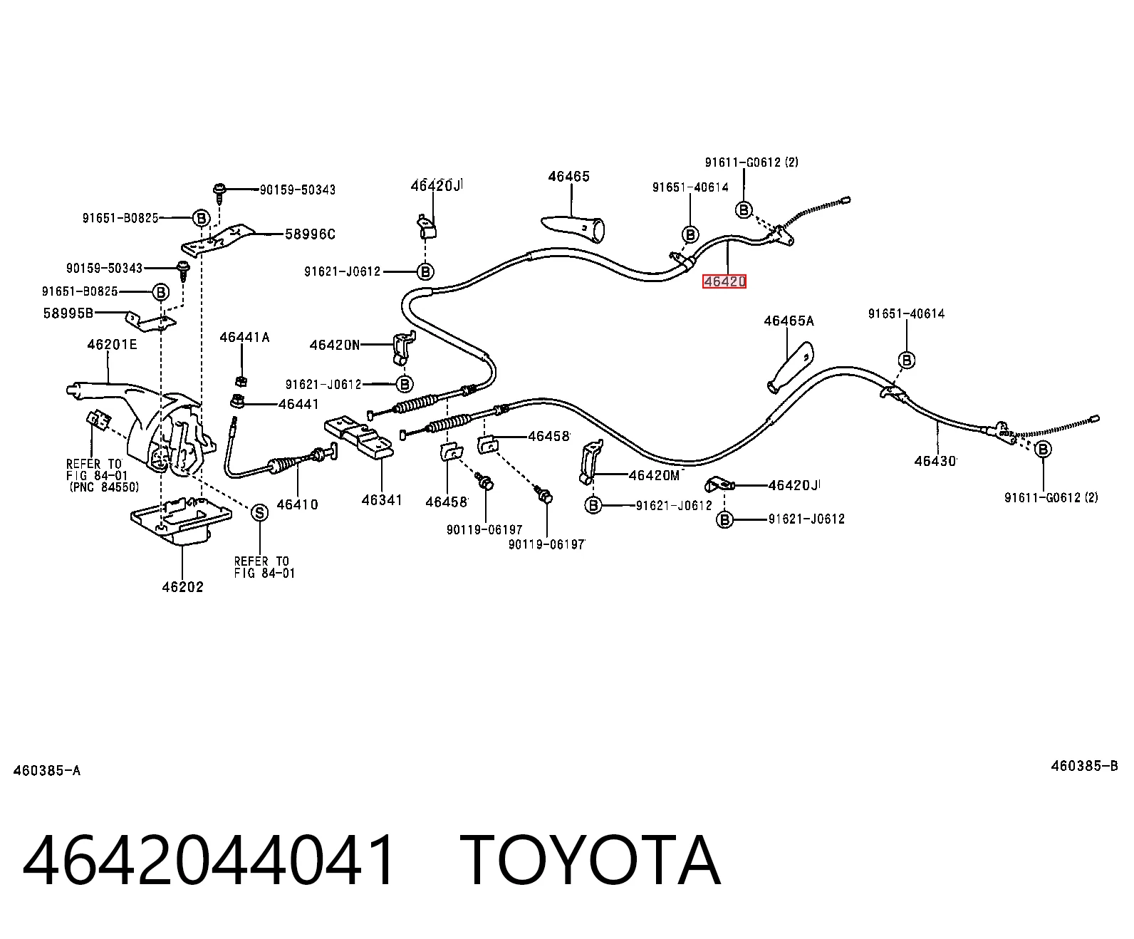 Задний правый трос ручника 5202512 Adriauto