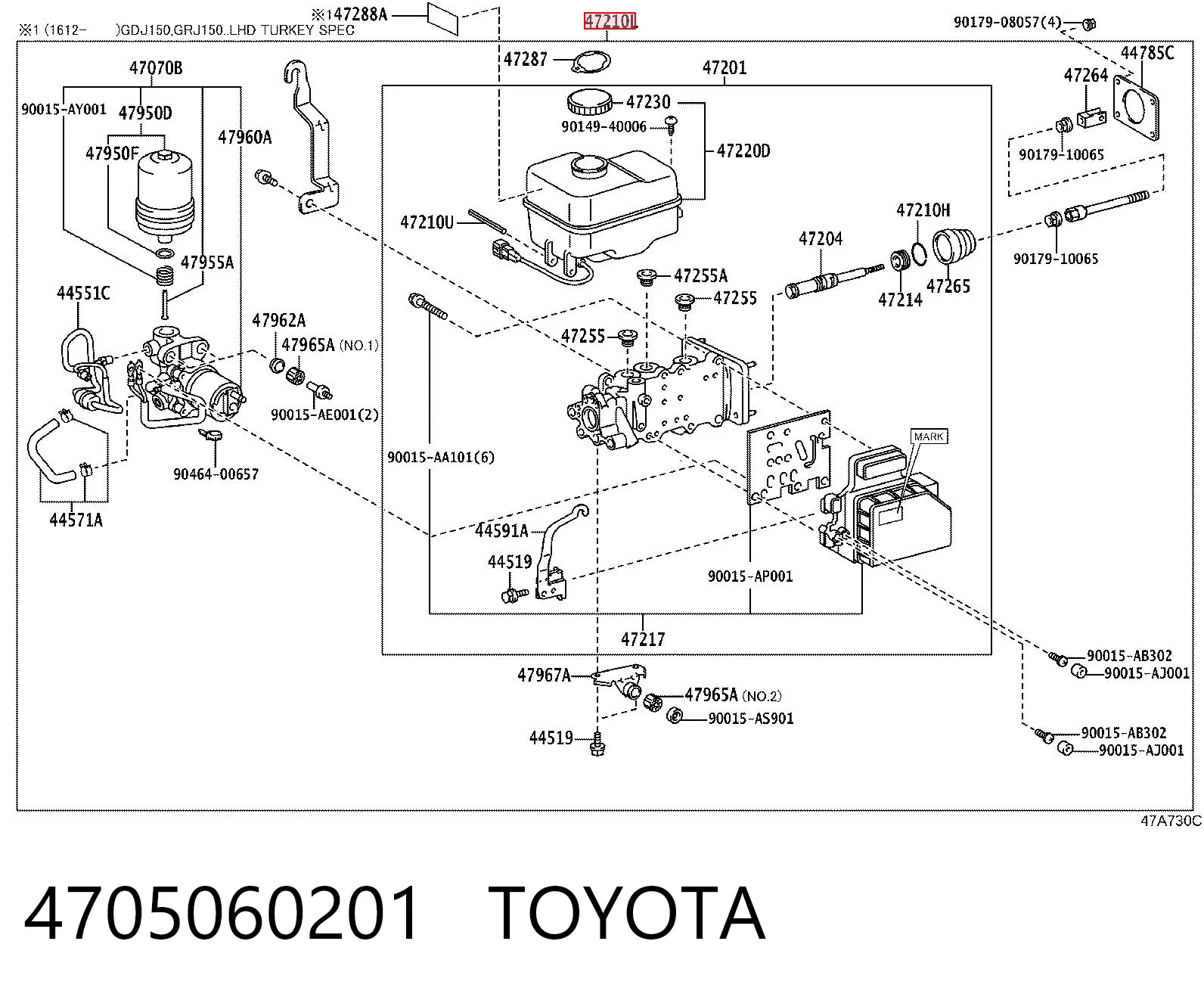 4705060201 Toyota 