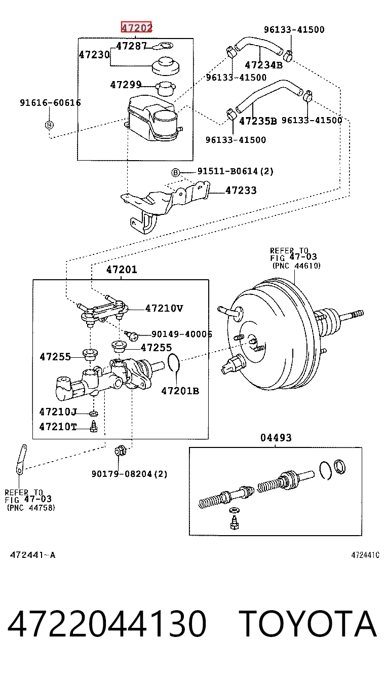 Бачок главного тормозного цилиндра (тормозной жидкости) Toyota Avensis LCM