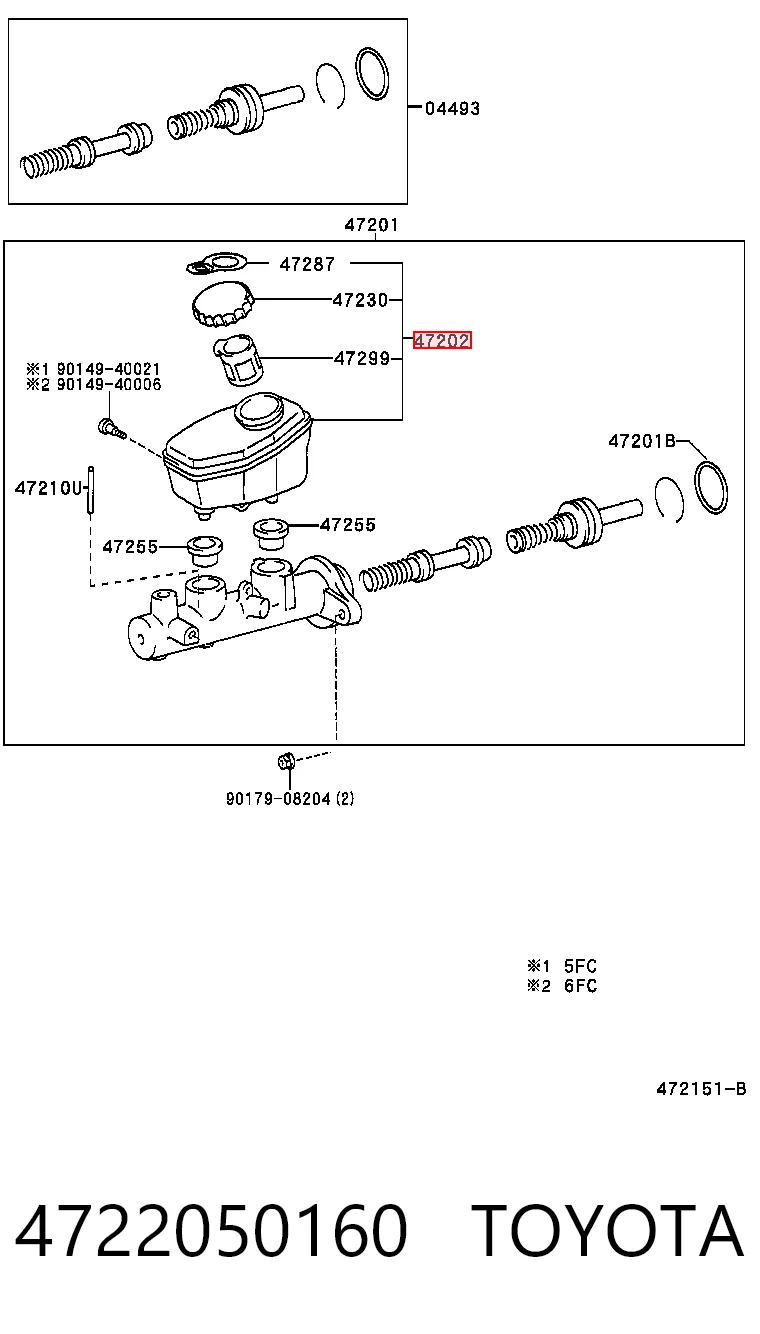 4722050160 Toyota