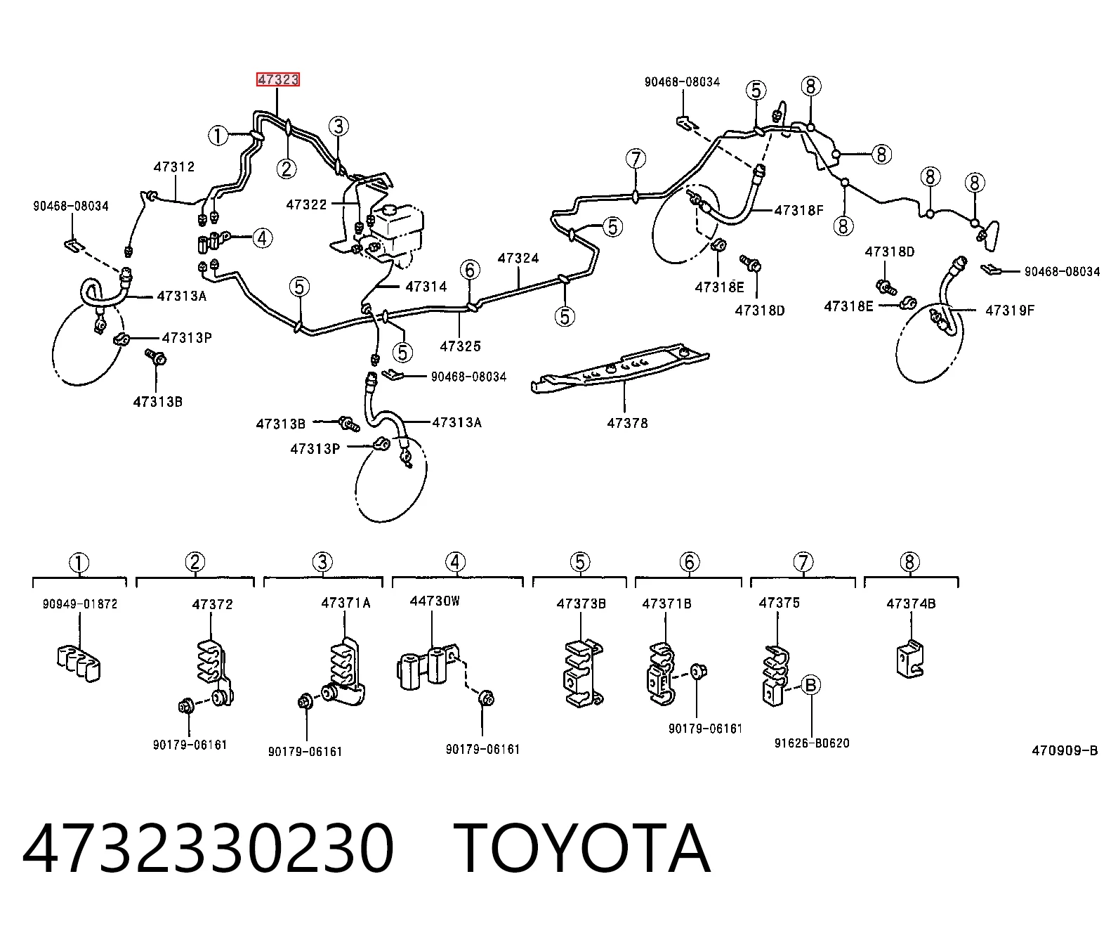 4732330230 Toyota