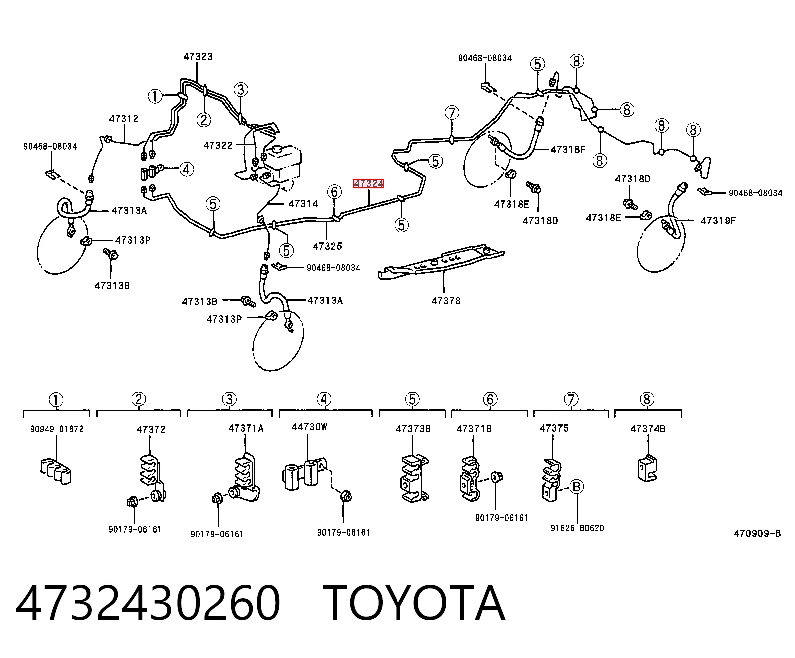 4732430260 Toyota