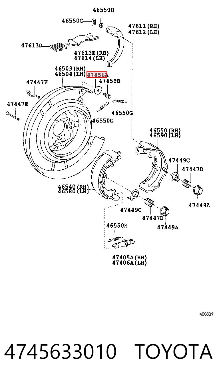 4745633010 Toyota