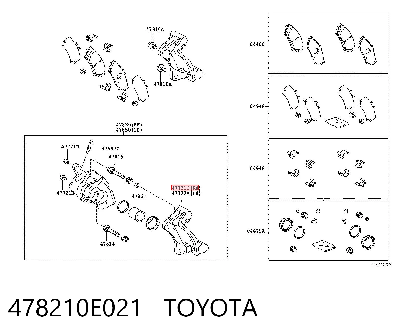 478210E021 Toyota