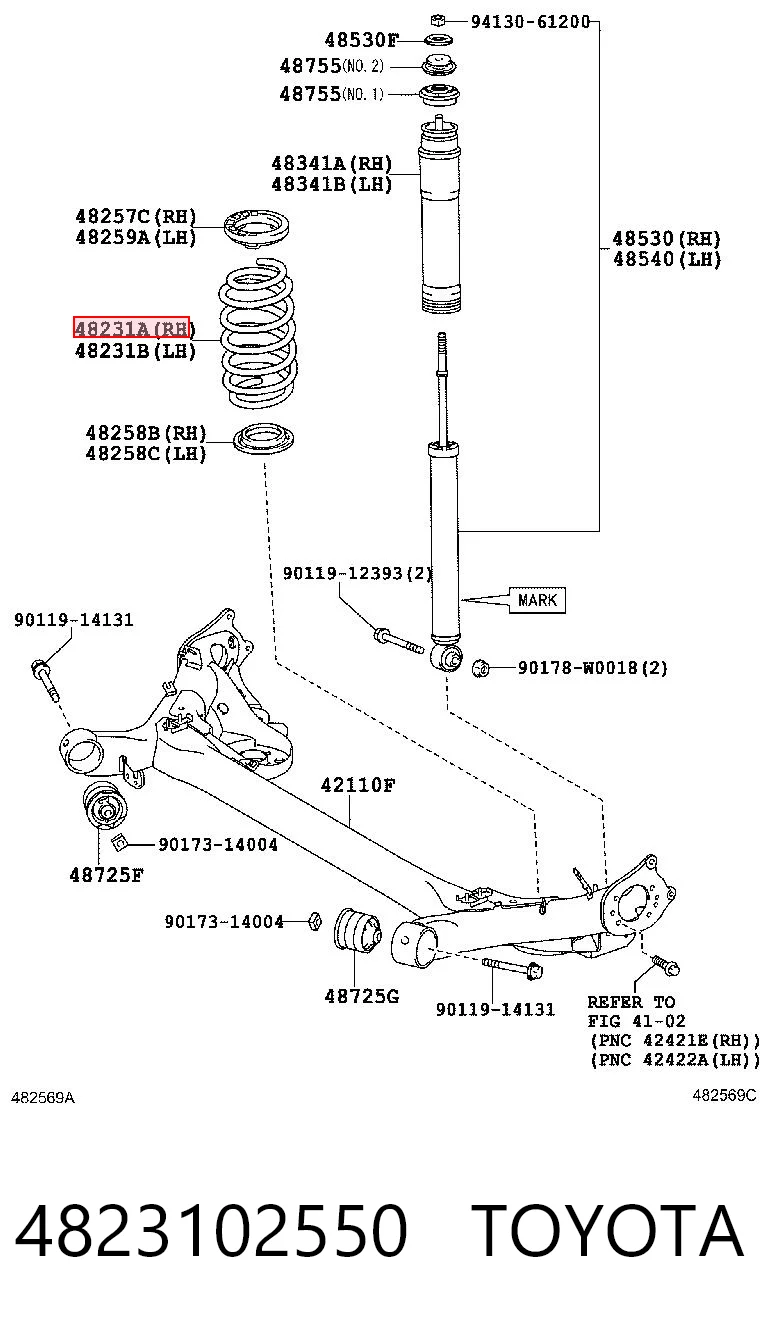 Пружина амортизатора Sensen S4823112A50 цена, от 26.75 USD