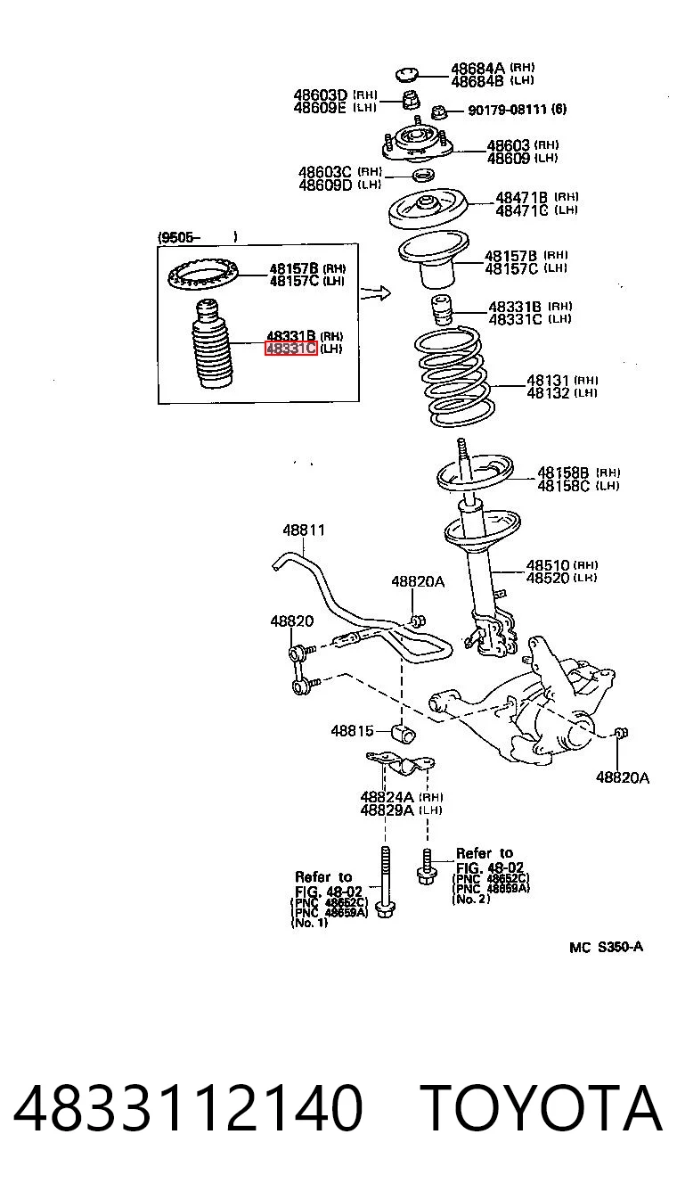 Буфер (отбойник) амортизатора переднего NMS1186 NIPPON MOTORS