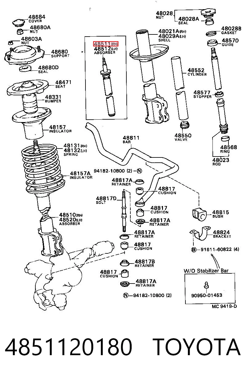 4851120180 Toyota