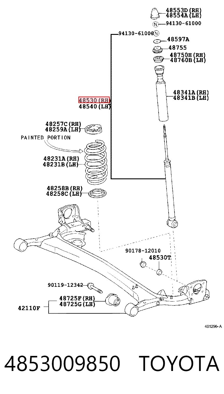 7072G Magneti Marelli Стойка задняя правая