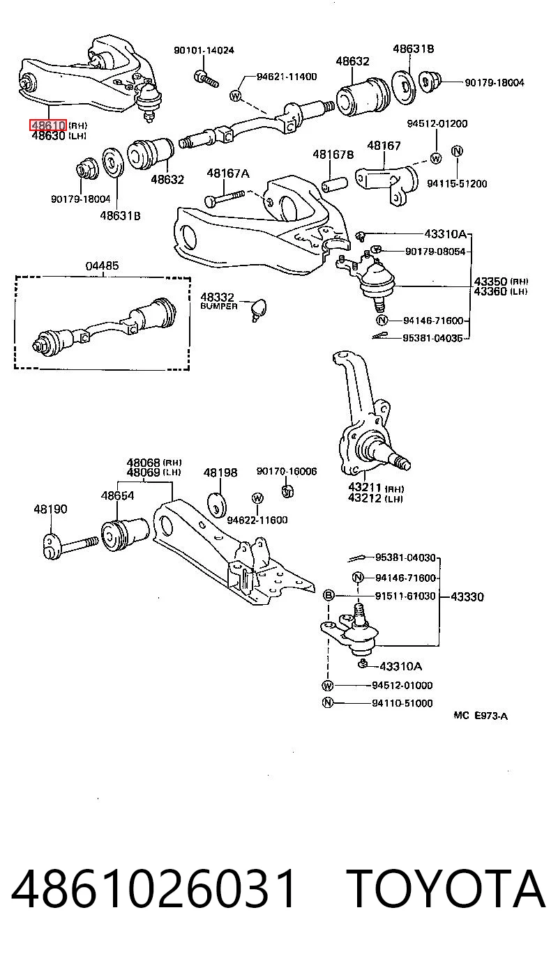 4861026031 Toyota