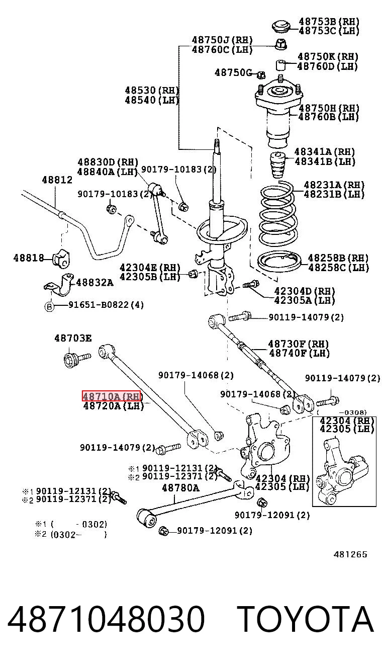 4871048030 Toyota