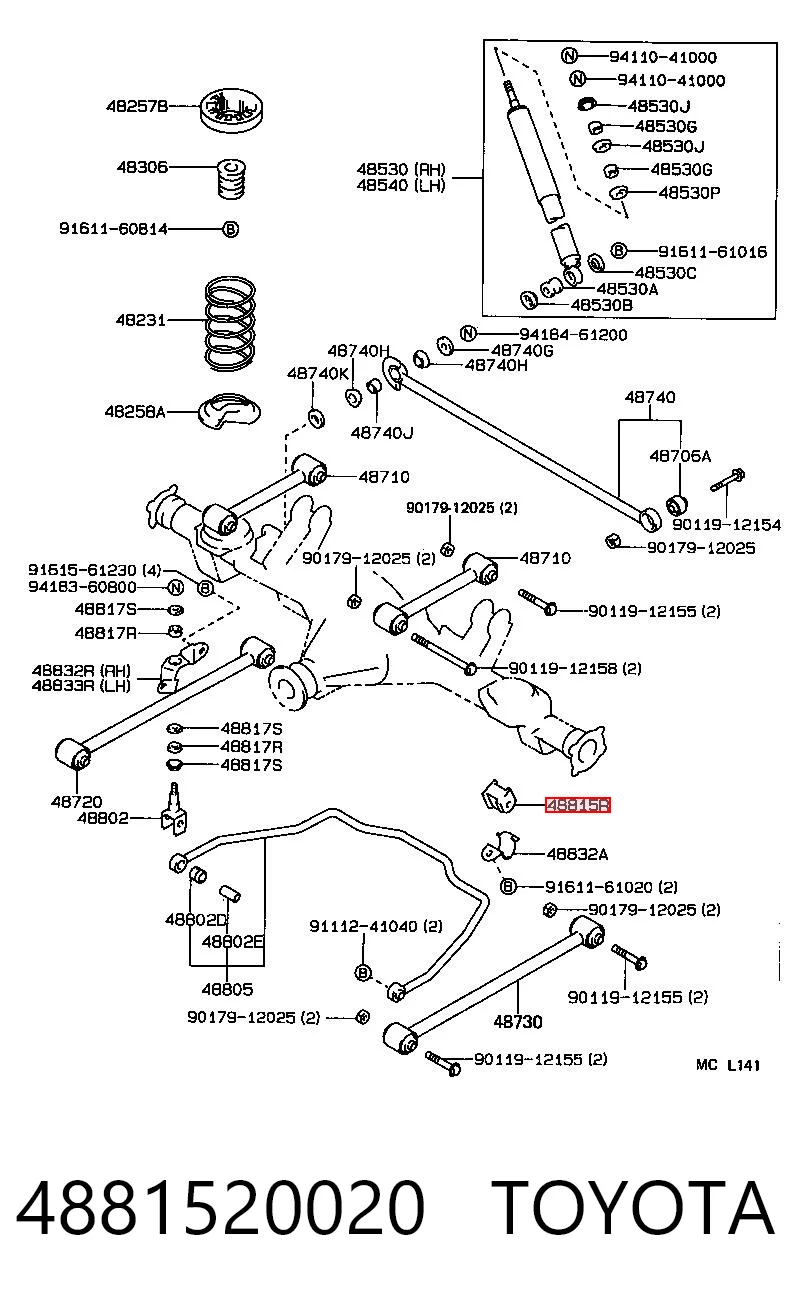NMS1071 NIPPON MOTORS Разрезная втулка стабилизатора
