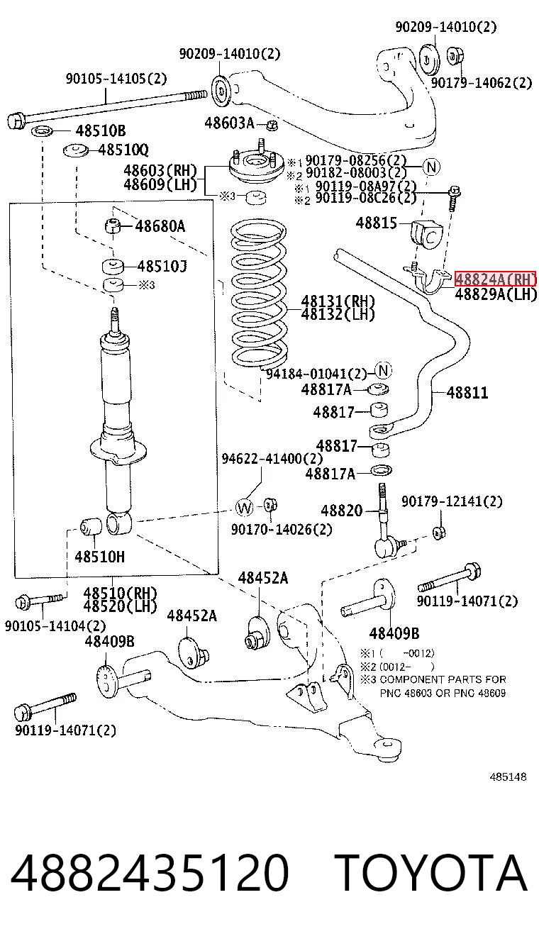 4882435120 Toyota 