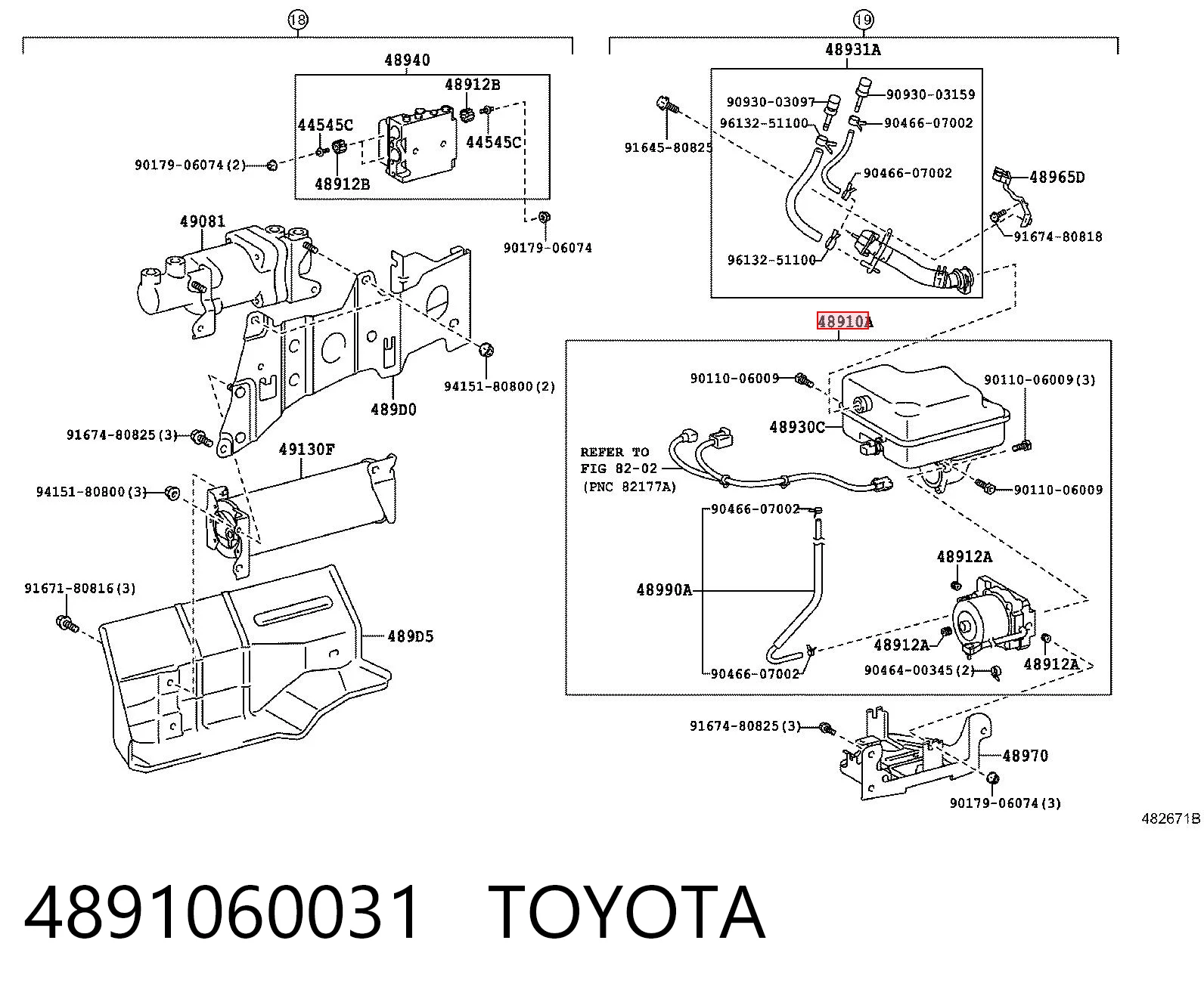 4891060031 Toyota Компрессор подкачки амортизаторов