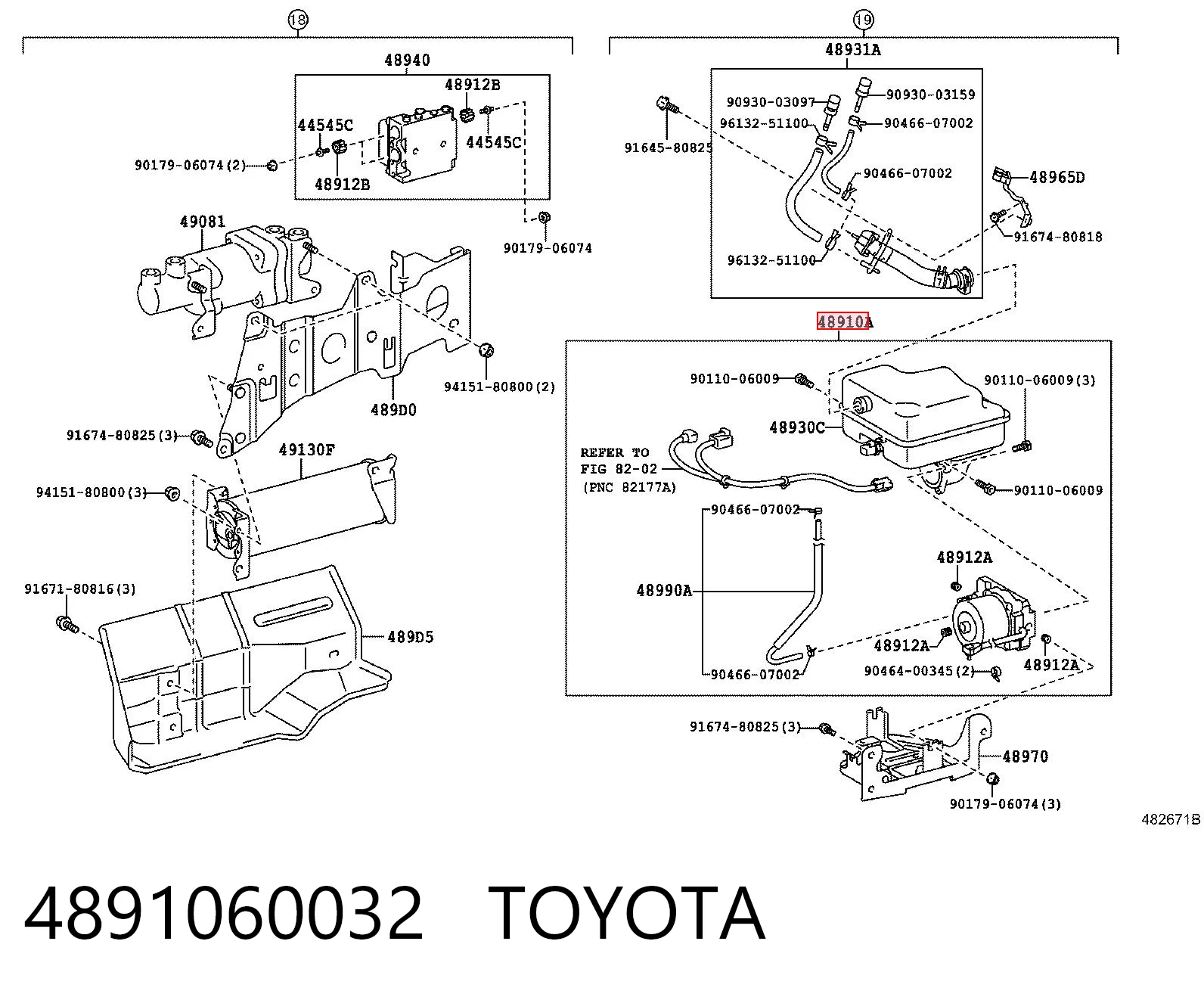 4891060032 Toyota Компрессор подкачки амортизаторов