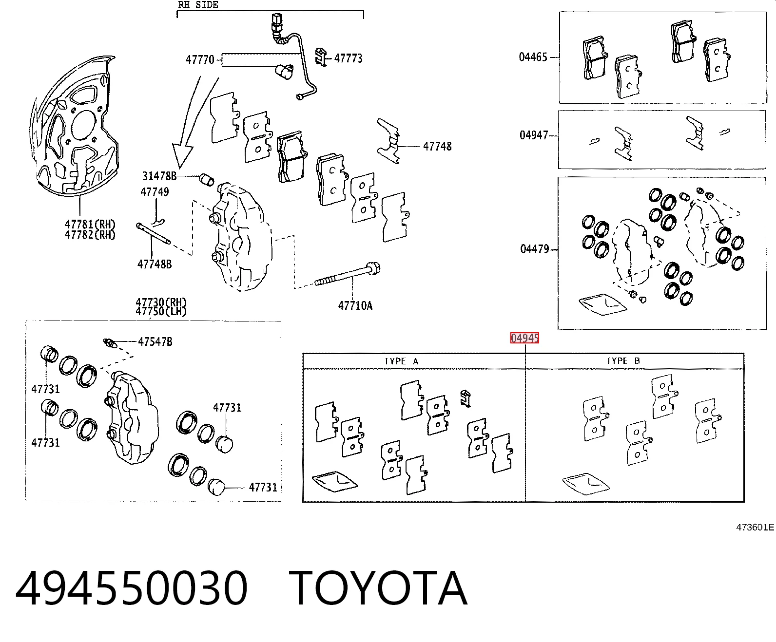 494550030 Toyota
