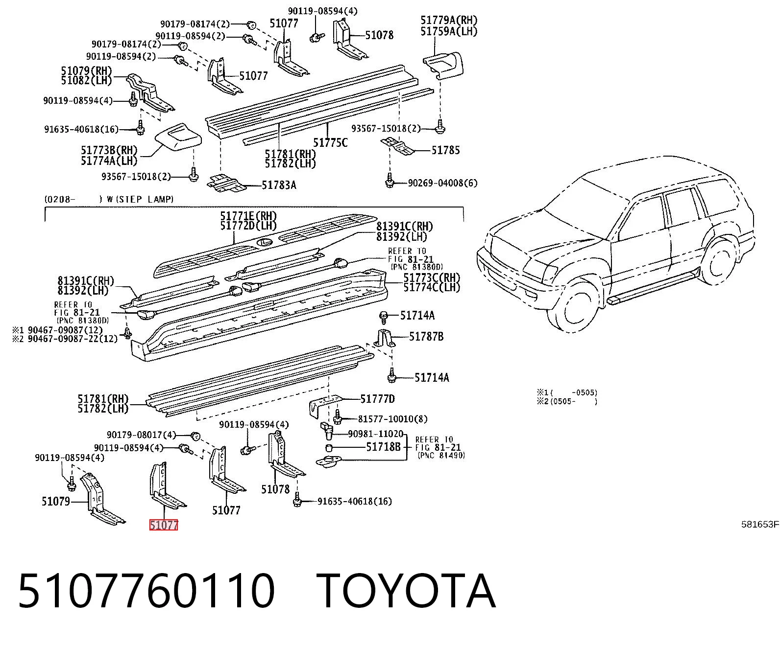 5107760110 Toyota