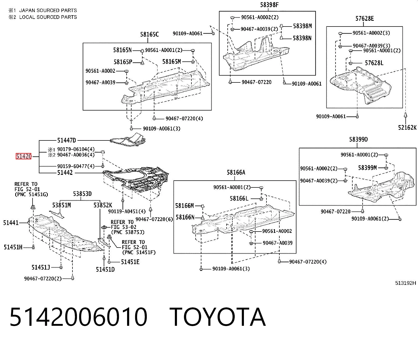 Защита картера двигателя на Toyota Camry  V70