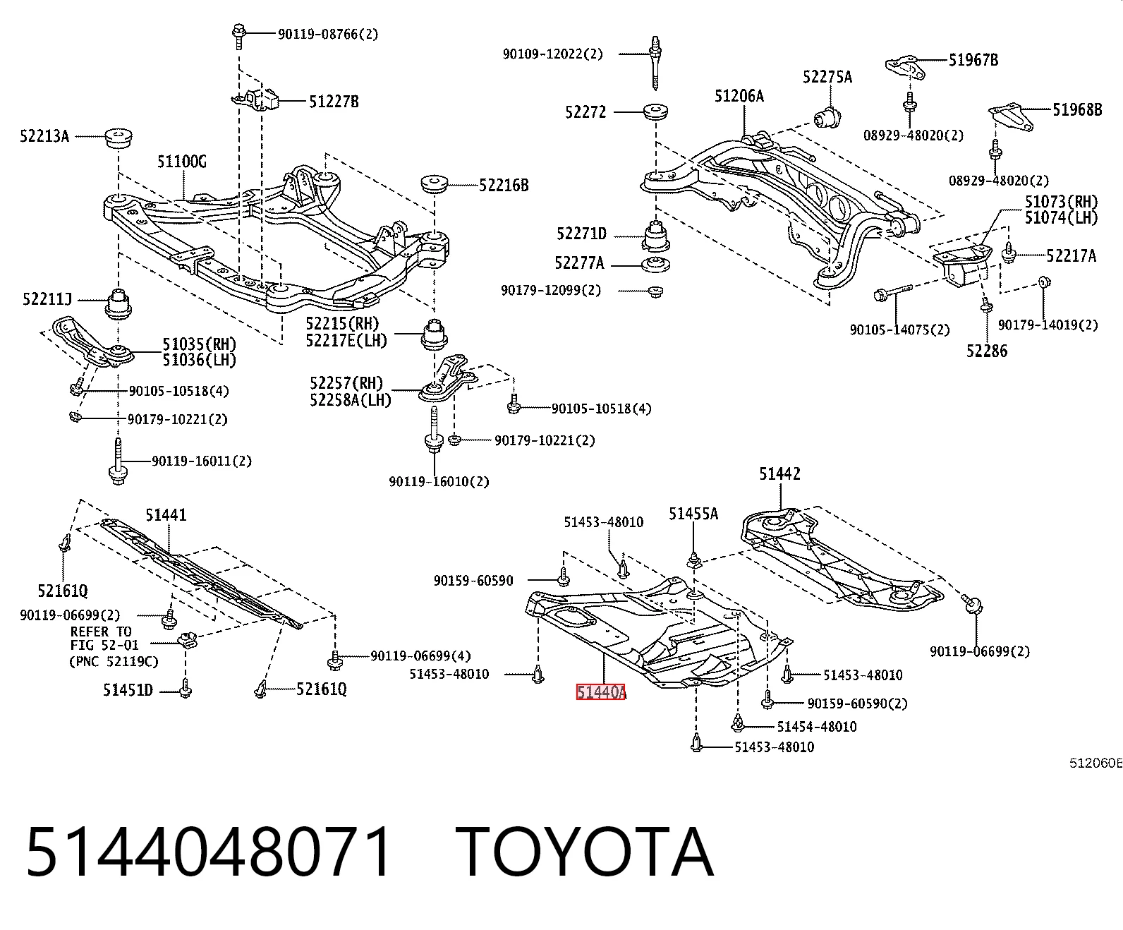 Защита картера двигателя на Lexus RX 300/330/350/400H U3