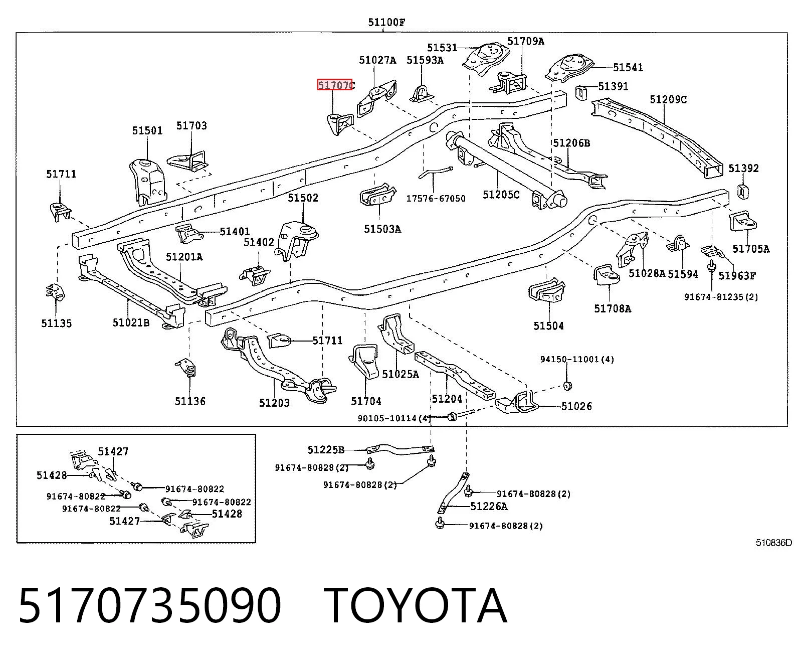 5170735090 Toyota