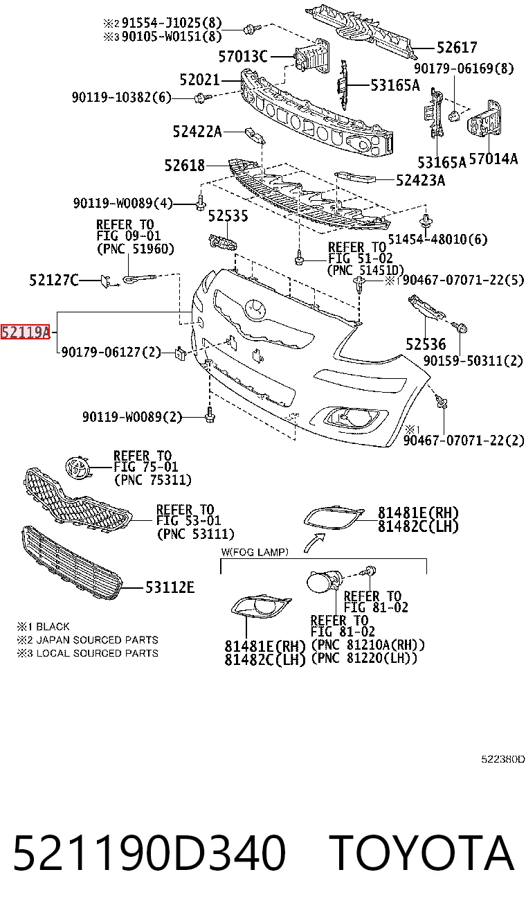 Бампер на авто FPS FP8115901 цена, от 54.46 USD