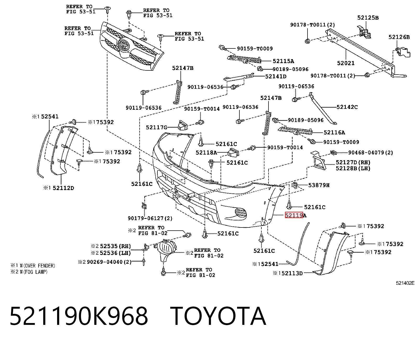 Бампер на авто Toyota Hilux пикап (N) (1983 - 2005) цена, от 70.75 USD