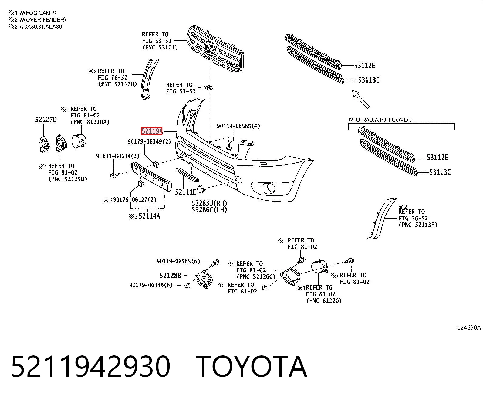 Бампер на авто FPS 7013900 цена, от 45.06 USD