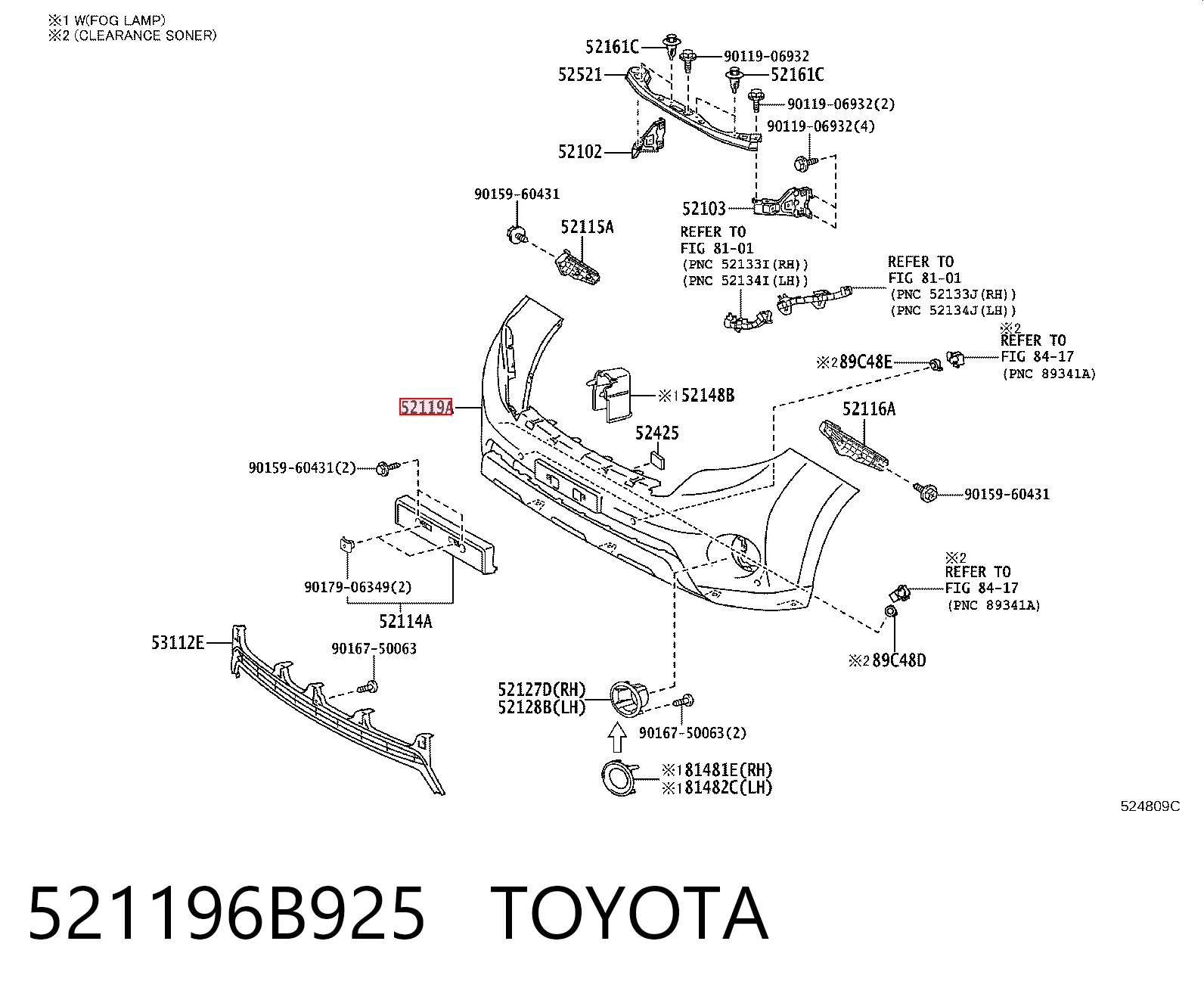 FP7039901 FPS Бампер передний в сборе