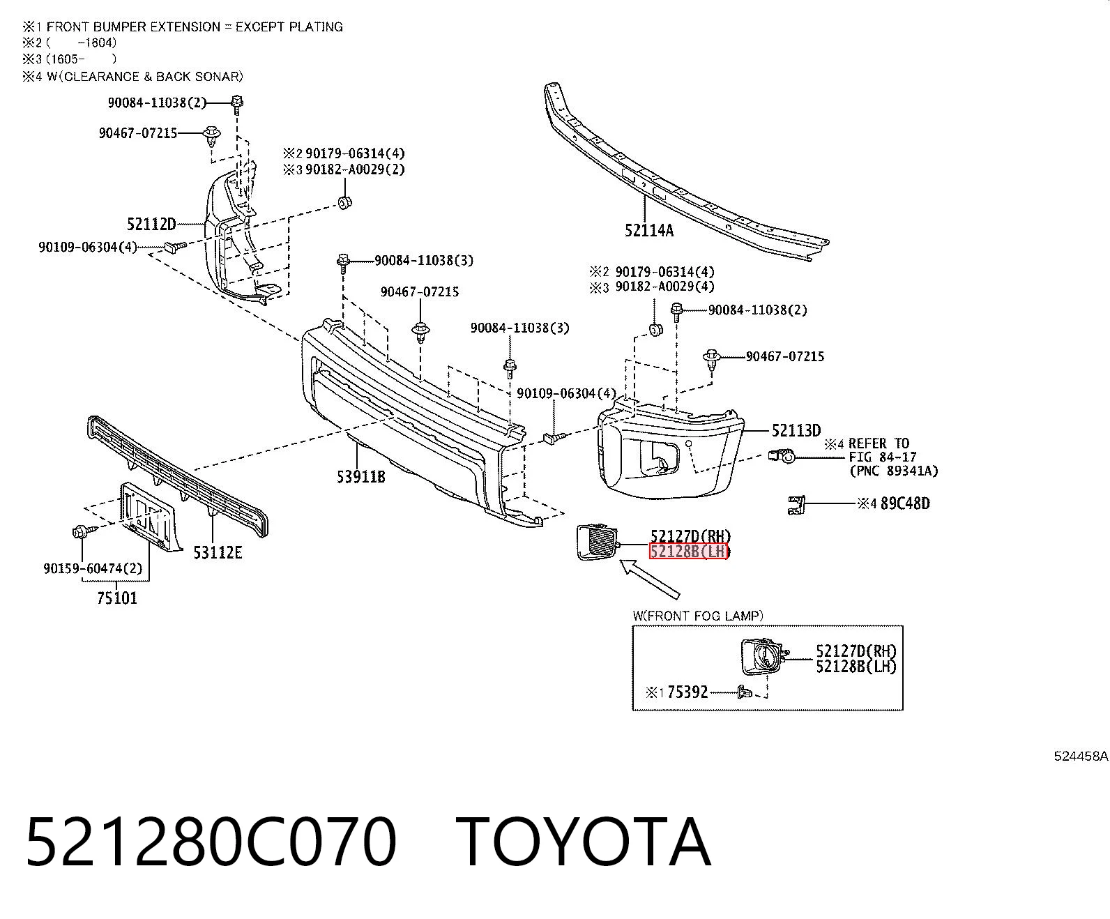 521280C070 Toyota 