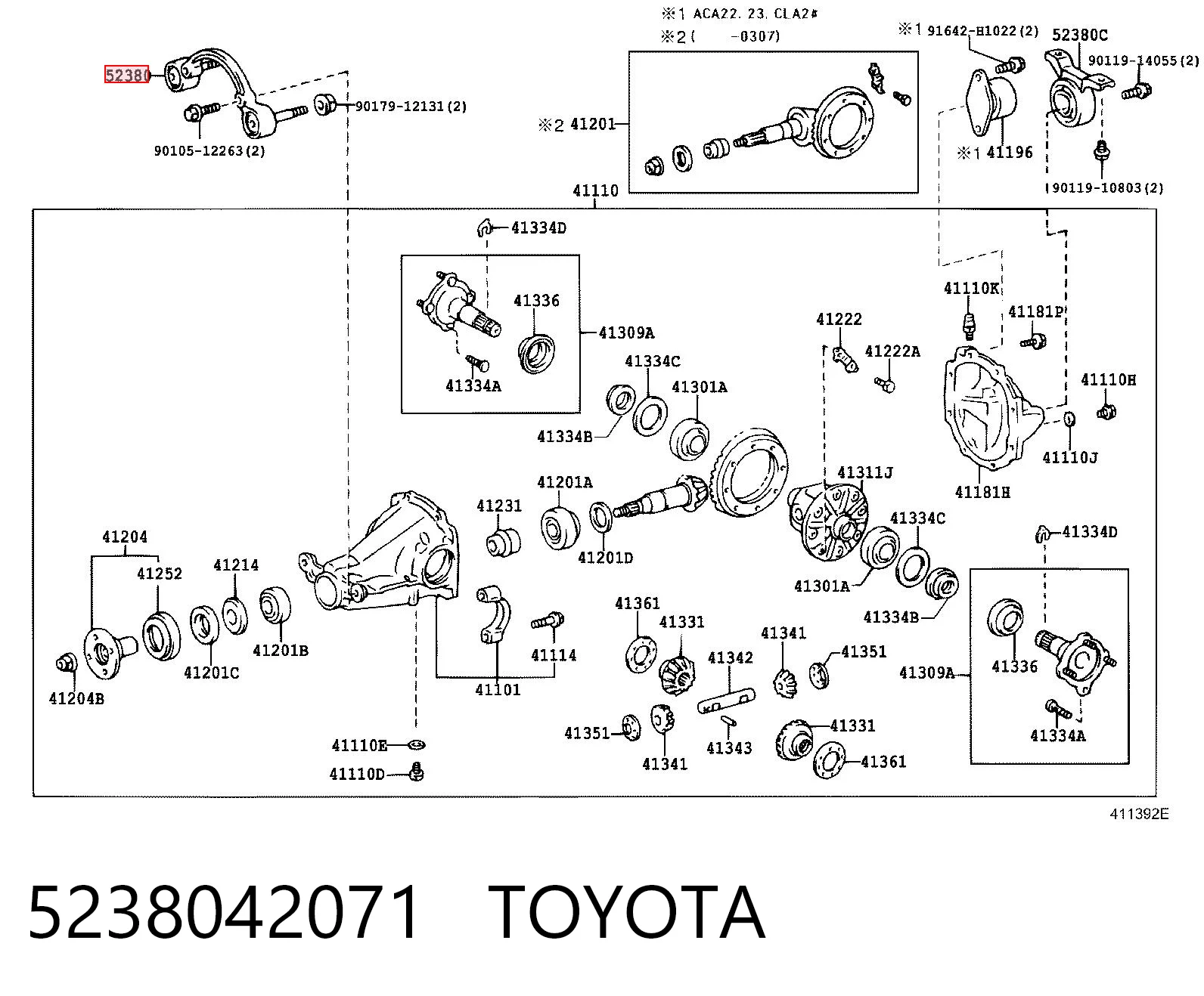 ADMTO1012 Tenacity Траверса заднего редуктора, передняя