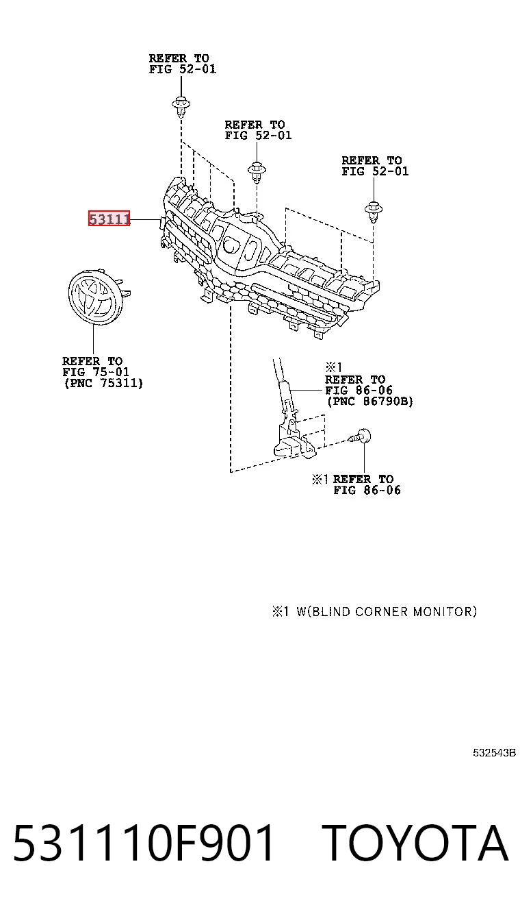 Облицовка радиатора Polcar 818605 цена, от 41.97 USD