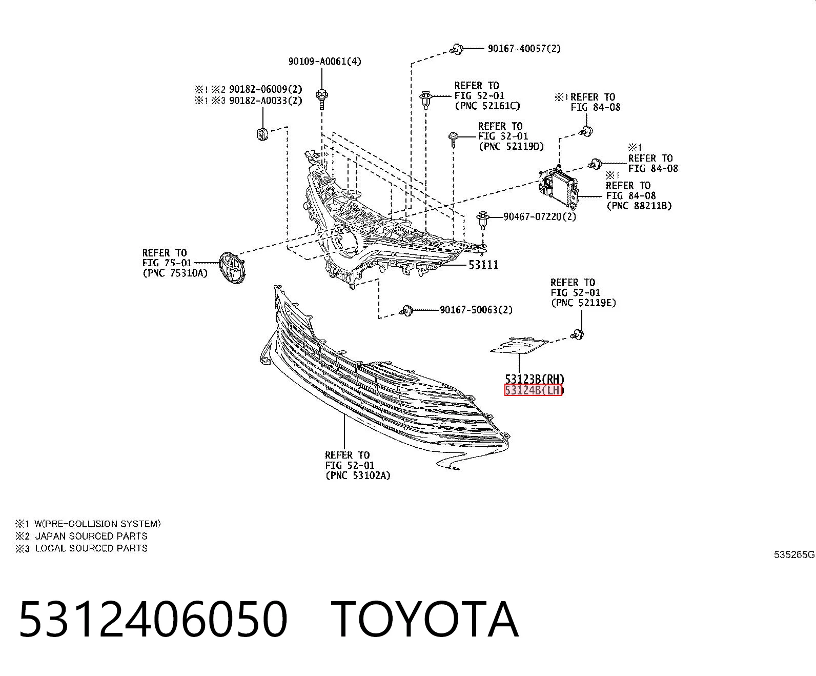 5312406050 Toyota 