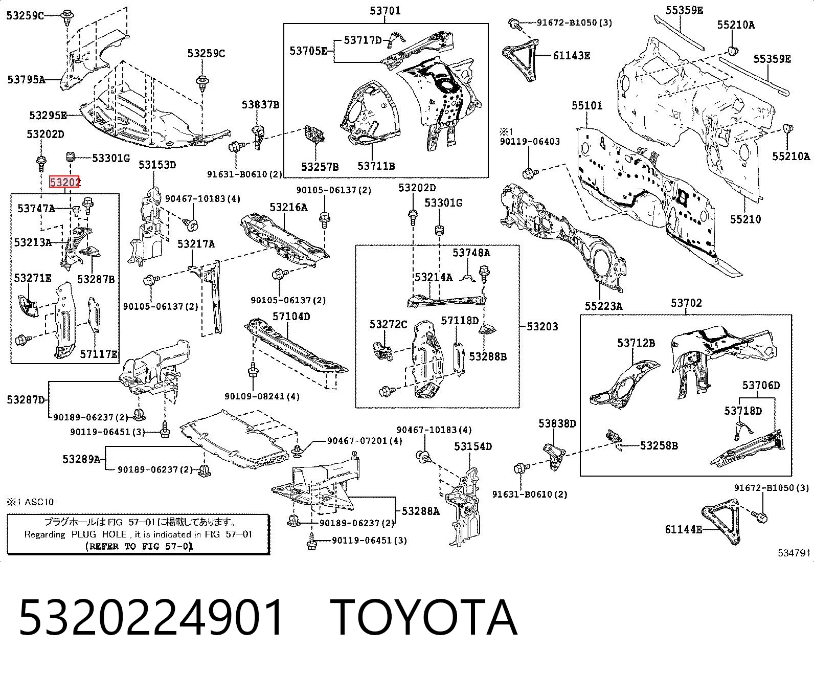 5320224901 Toyota