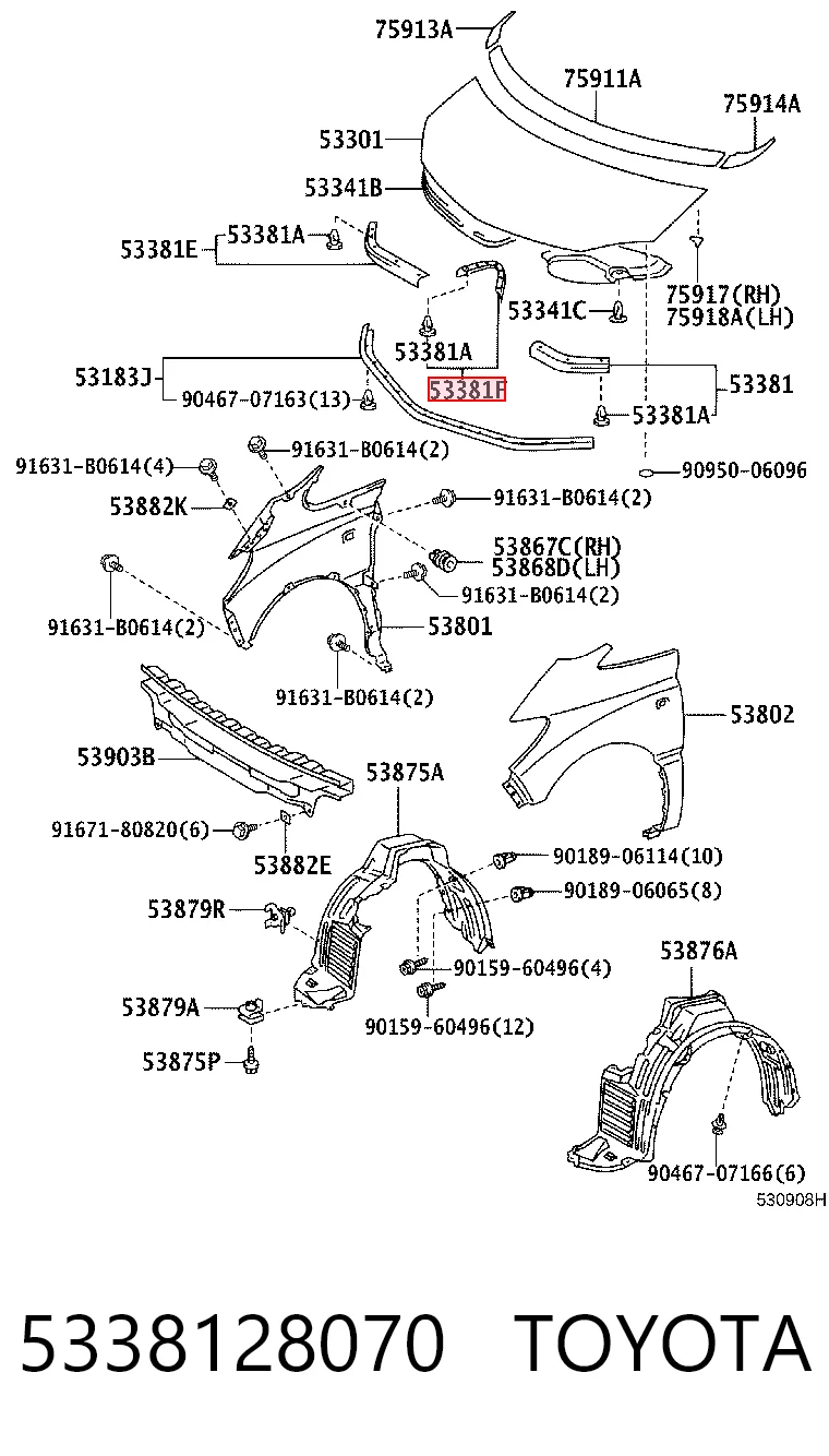 5338128070 Toyota