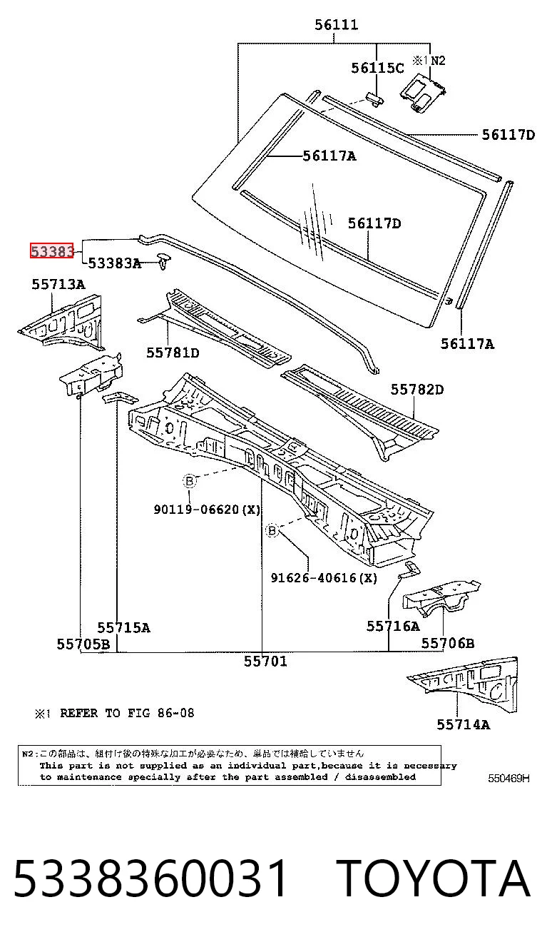 5338360031 Toyota