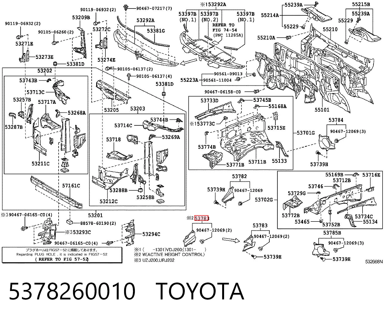 5378260030 Toyota 