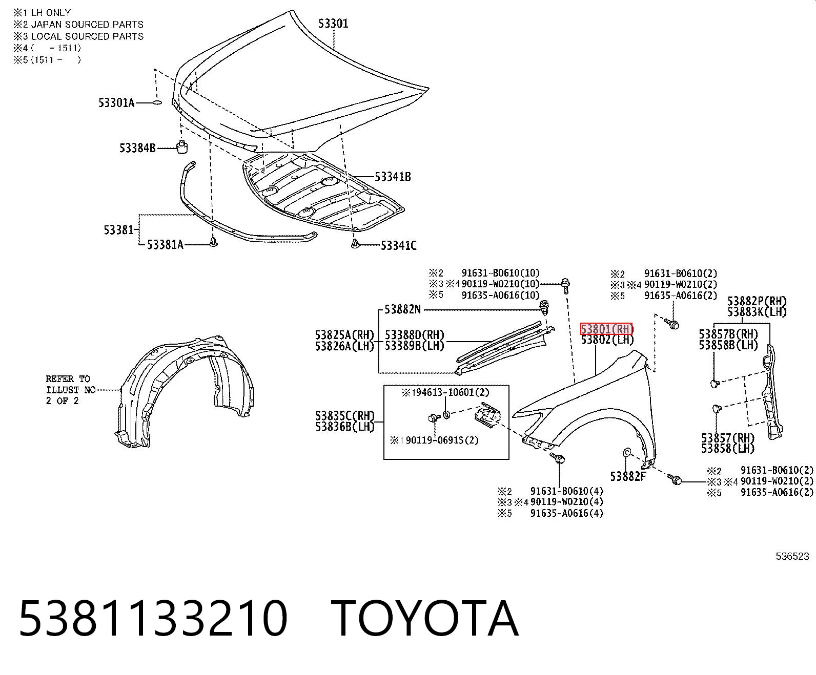 Боковая часть передняя правая Polcar 81E202 цена, от 34.33 USD