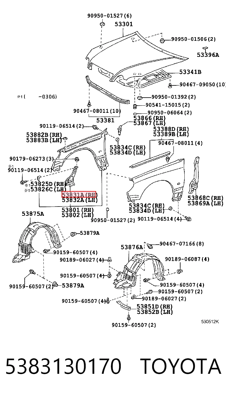 5383130170 Toyota