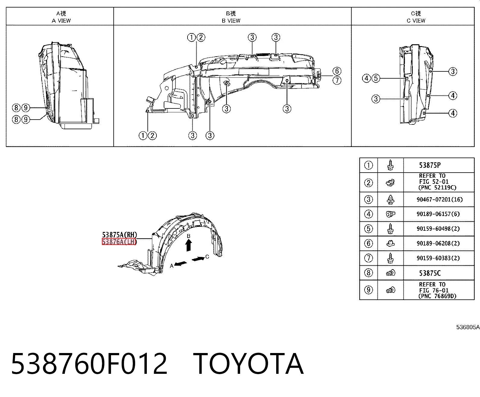 Подкрылок крыла переднего левый Polcar 8186FL1T цена, от 20.42 USD
