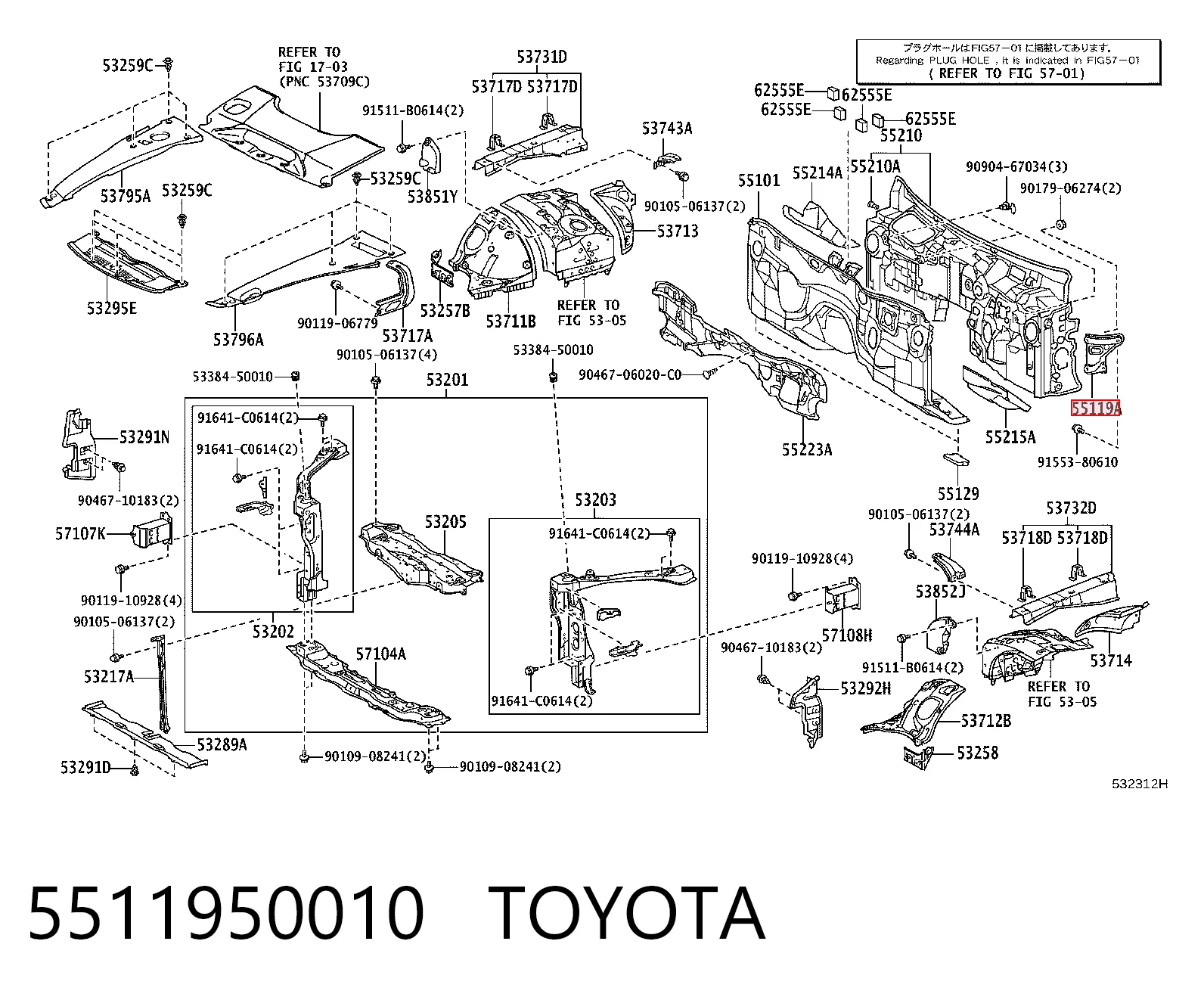 5511950010 Toyota