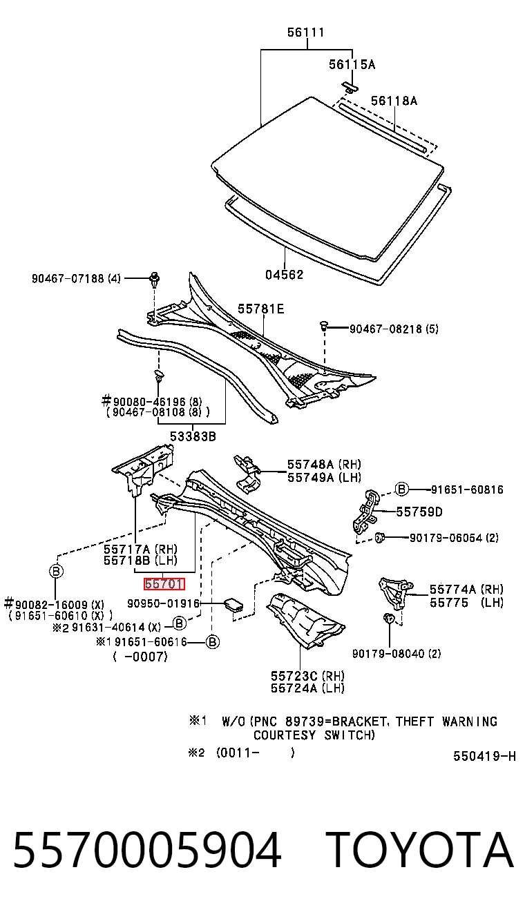 5570005904 Toyota