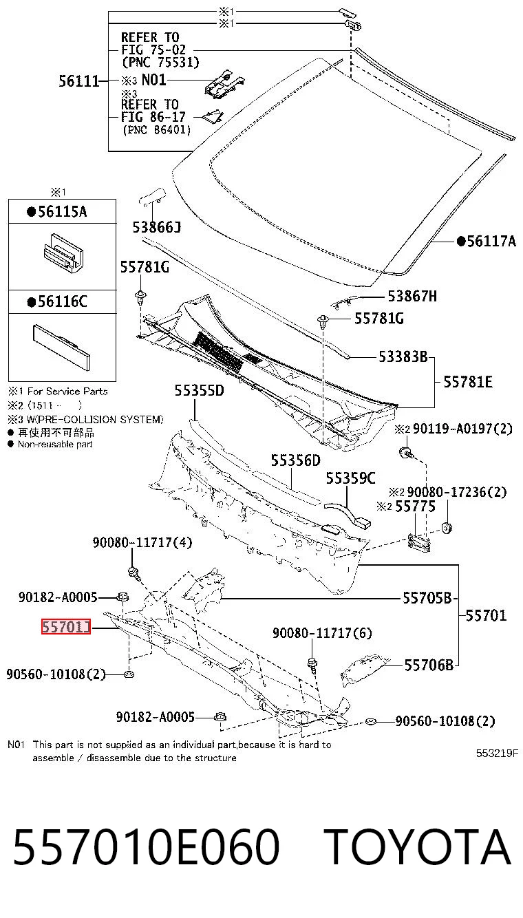 557010E060 Toyota