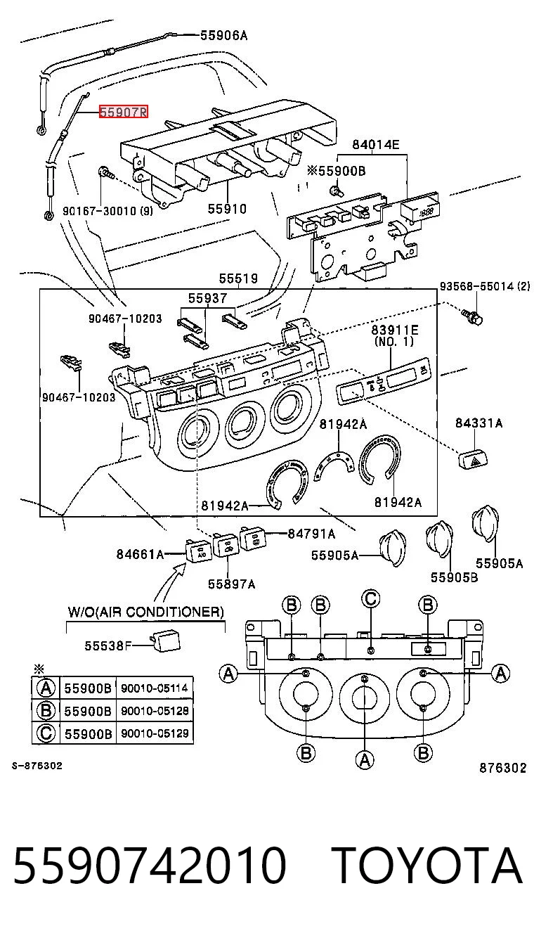 5590742010 Toyota