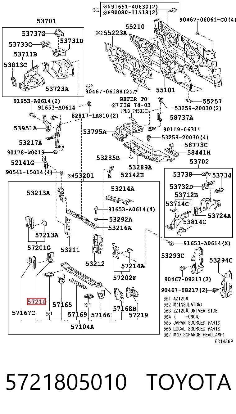 5721805010 Toyota