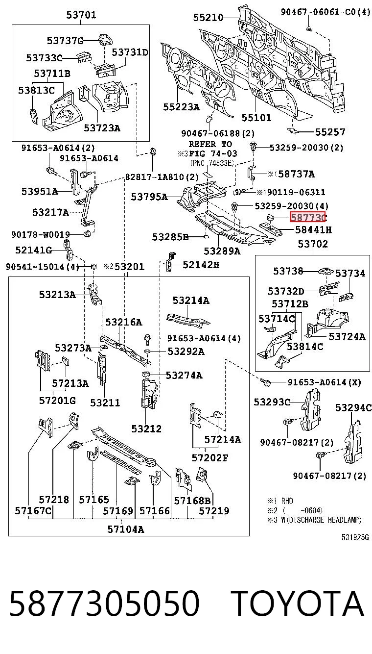 5877305050 Toyota 