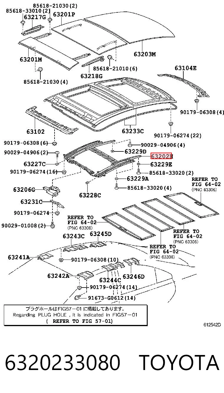6320233080 Toyota