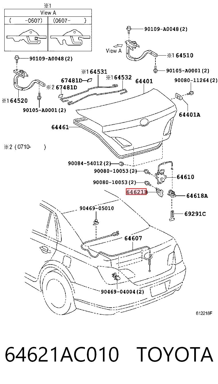 64621AC010 Toyota 
