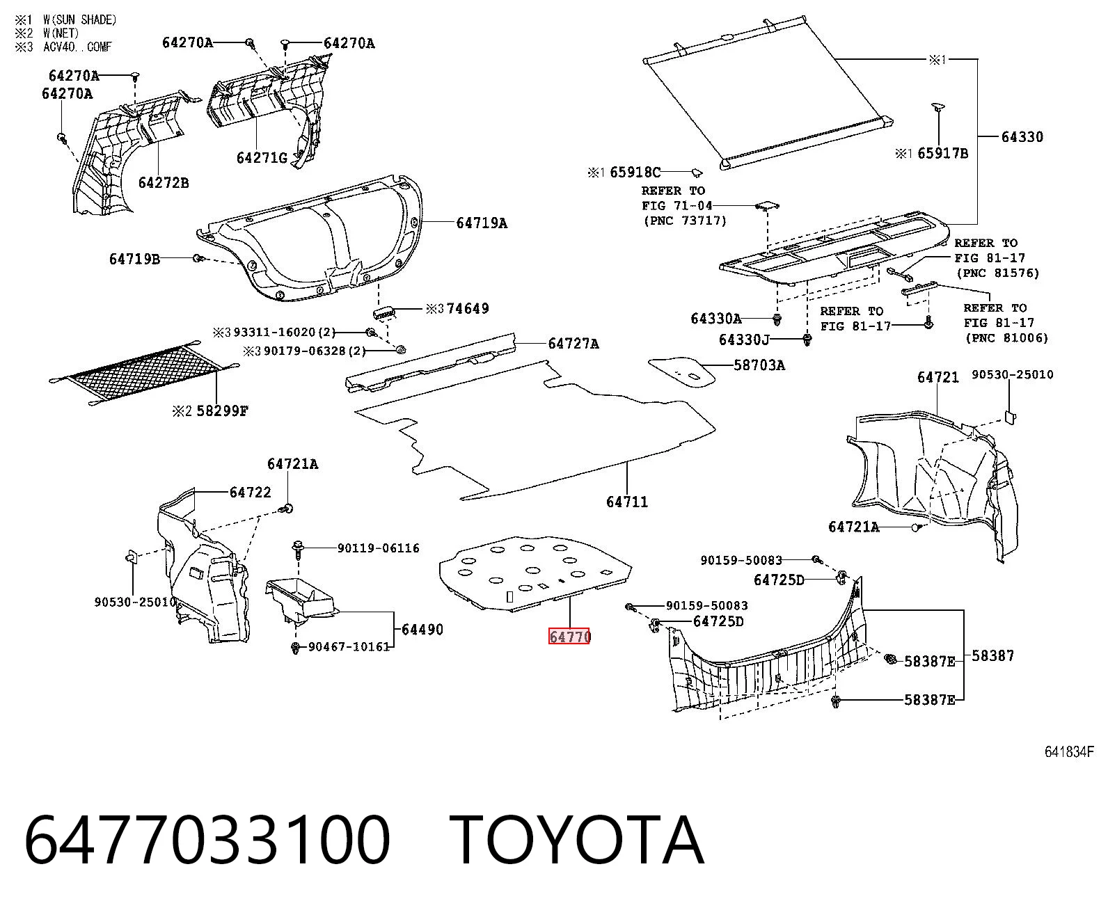 6477033100 Toyota