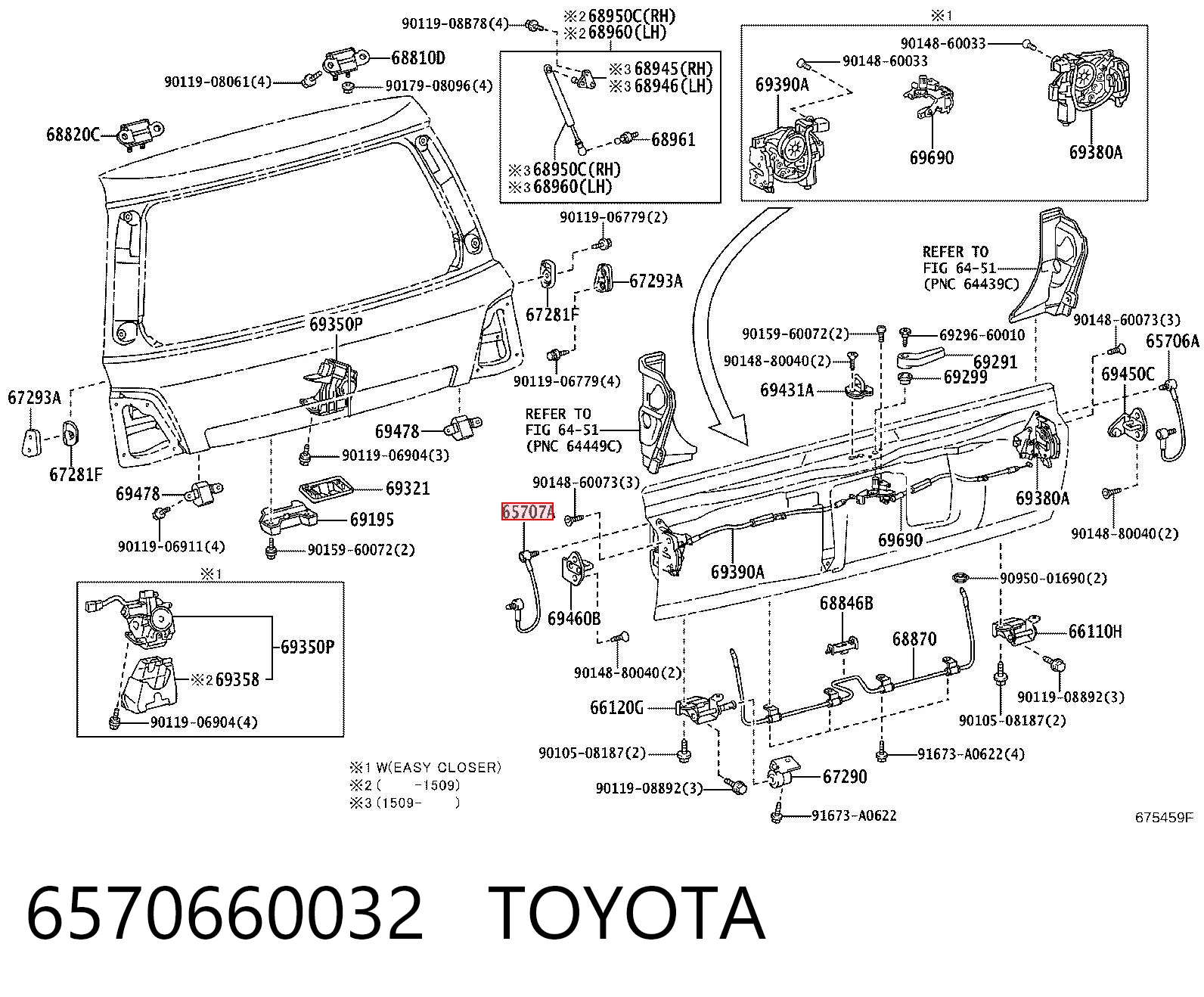 6570660032 Toyota 