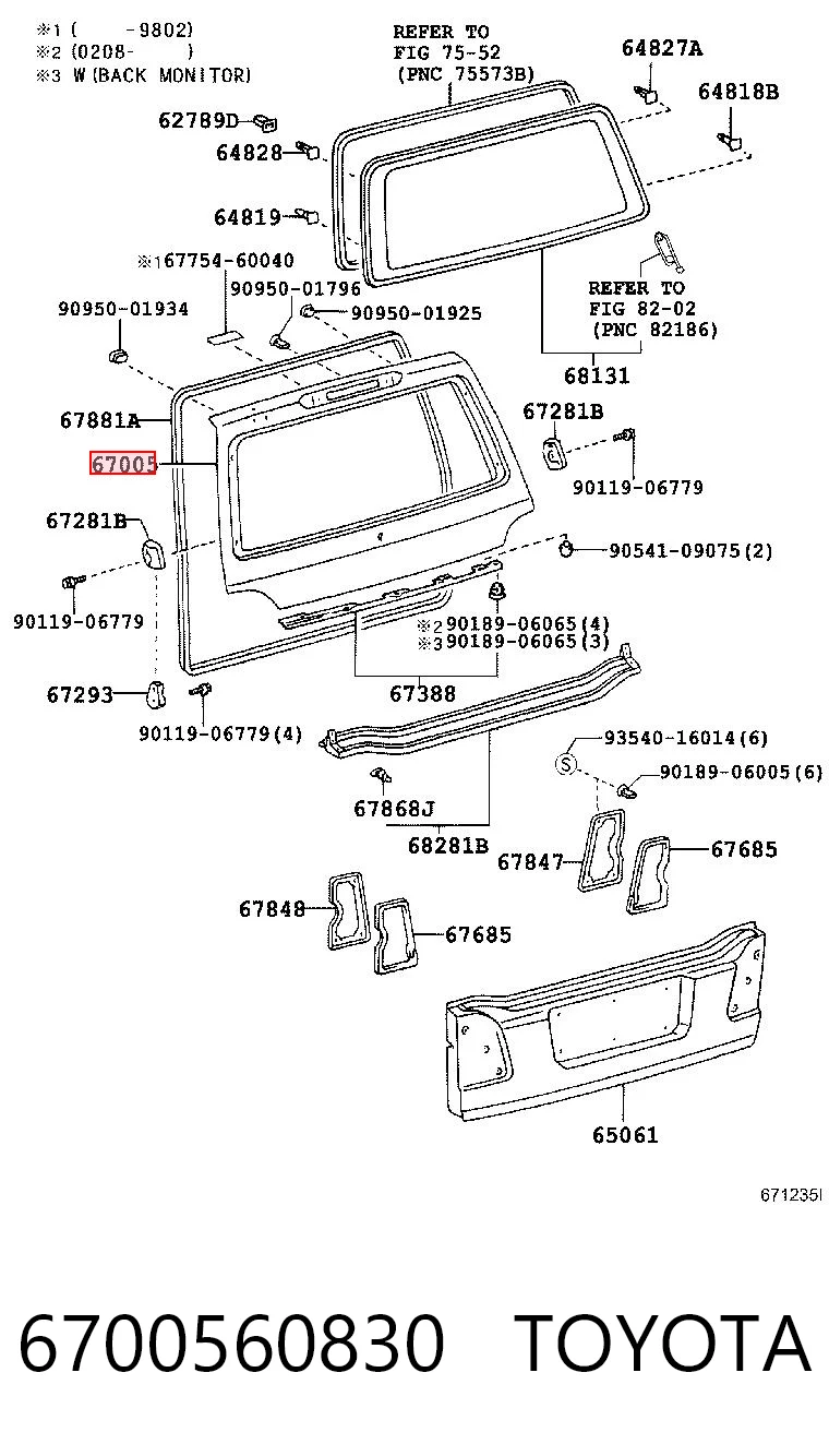 6700560830 Toyota
