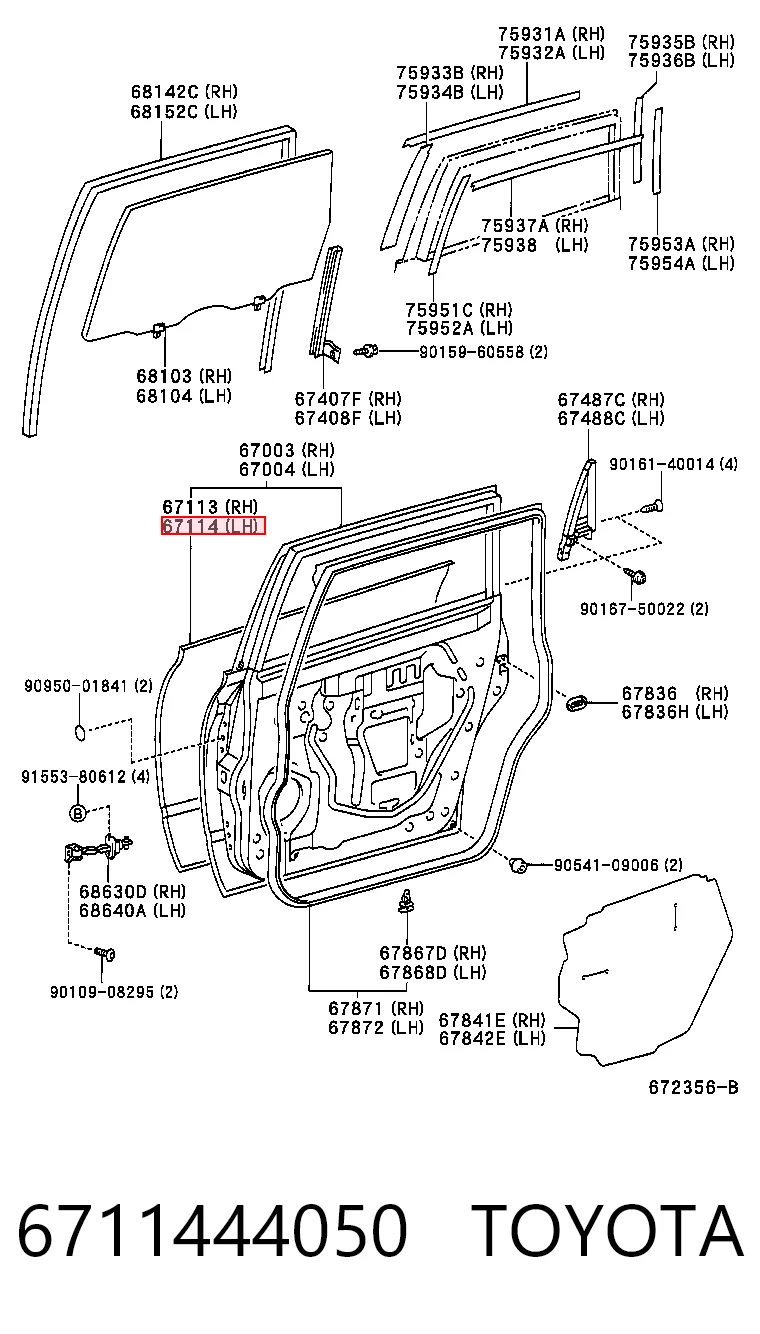 6711444050 Toyota